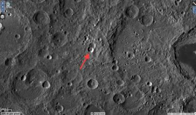 Lunar Guest crater - regional