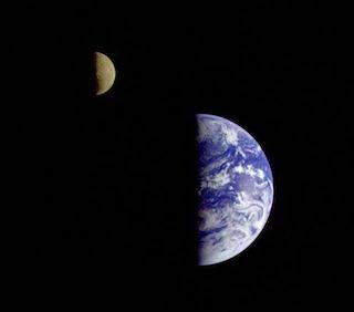 Earth-Moon conjunction