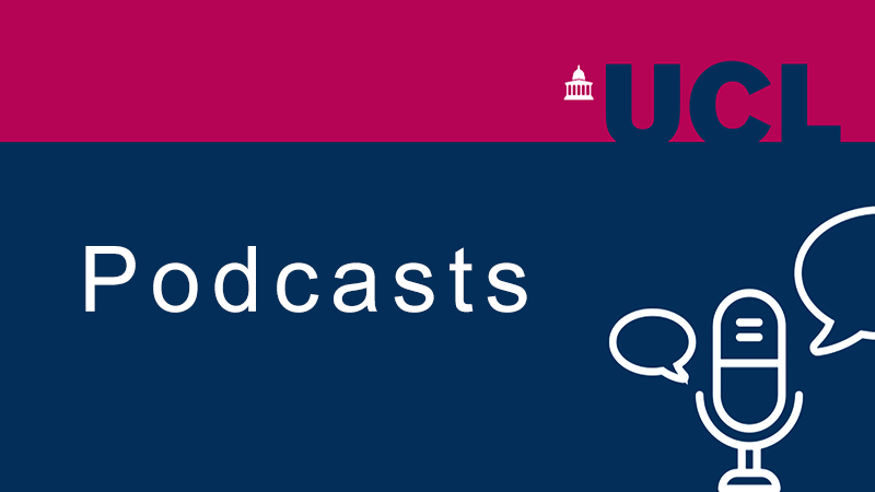 Podcasts Teaser - Pink and Dark Blue