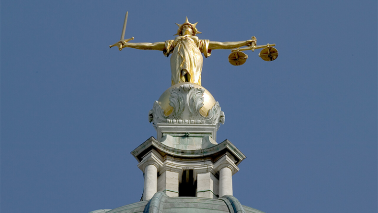 Justice and Equality - Old Bailey Statue of Justice