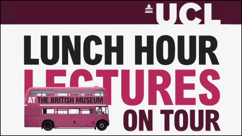 Vintage Lunch Hour Lectures on Tour at the British Museum - Red London Bus
