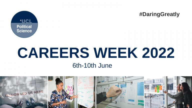 Careers week 2022 #DaringGreatly. Image shows a collage of workplace images