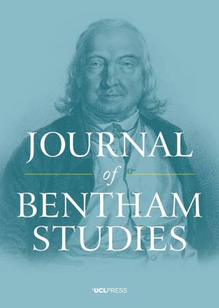 Journal cover for Bentham Studies