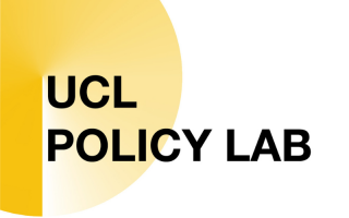 UCL Policy Lab logo. A yellow circle fades across a gradient to white.