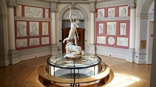 Inside the Flaxman gallery, UCL
