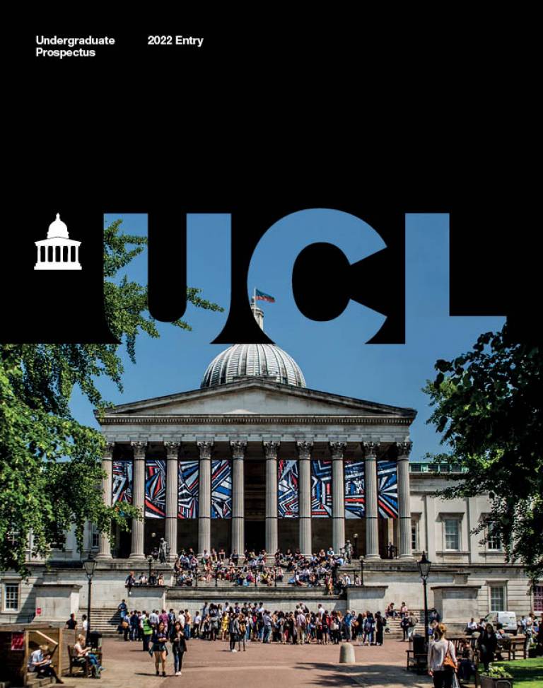 Cover of the 2022 Undergraduate Prospectus