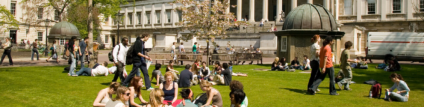 Students on front quad
