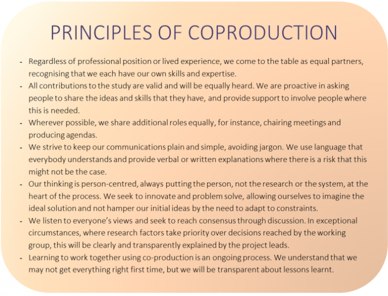 Coproduction principles