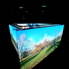 Green space projection on screens