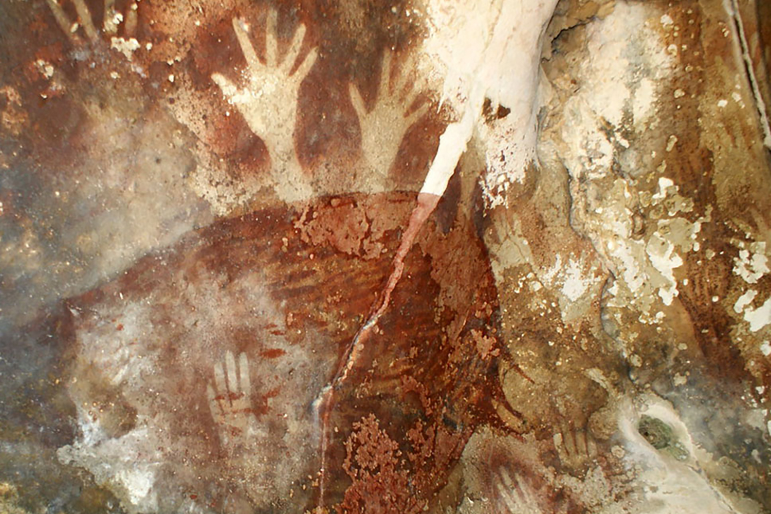 cave painting of hands