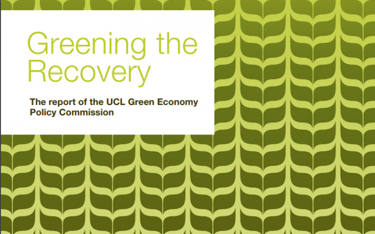 Greening the Recovery cover teaser