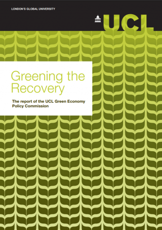 Greening the Recovery Final report front cover