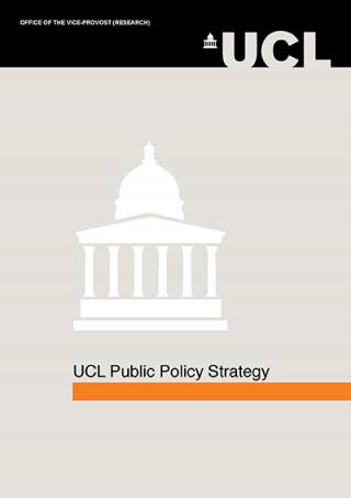 UCL Public Policy Strategy front cover