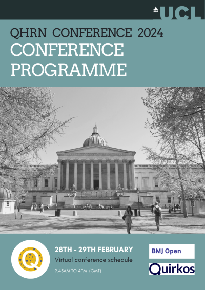 Cover of the preliminary QHRN Conference Programme