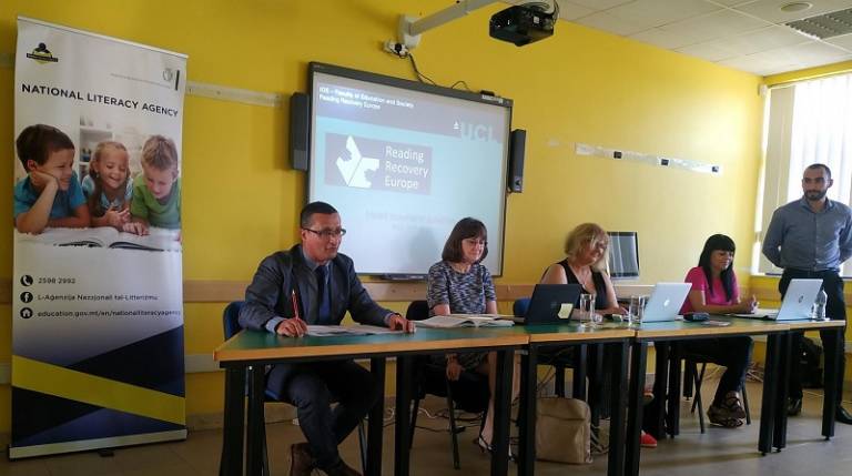 Q and A hosted by National Literacy Agency in Malta, questions answered by Sue Bodman, Glen Franklin, David Muscat and Janet Cristina 