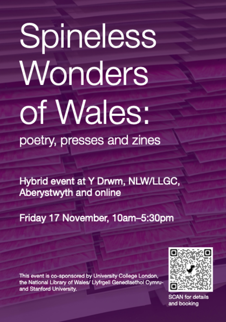 Poster for Spineless Wonders Hybrid Event 17 November