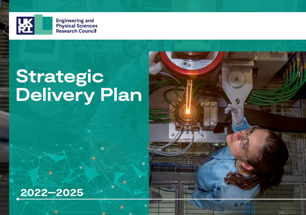 Front cover of EPSRC Strategic Delivery Plan
