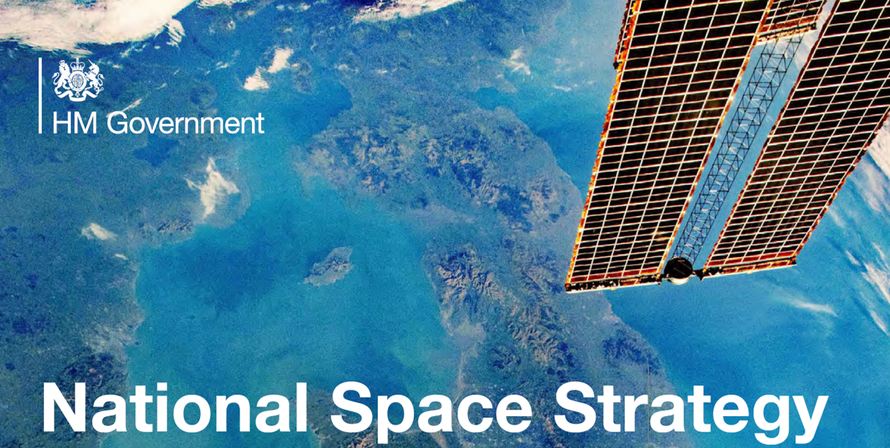 Front cover of the National Space Strategy