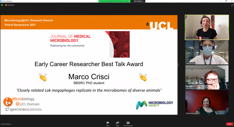 ECR Award 2021 screenshot