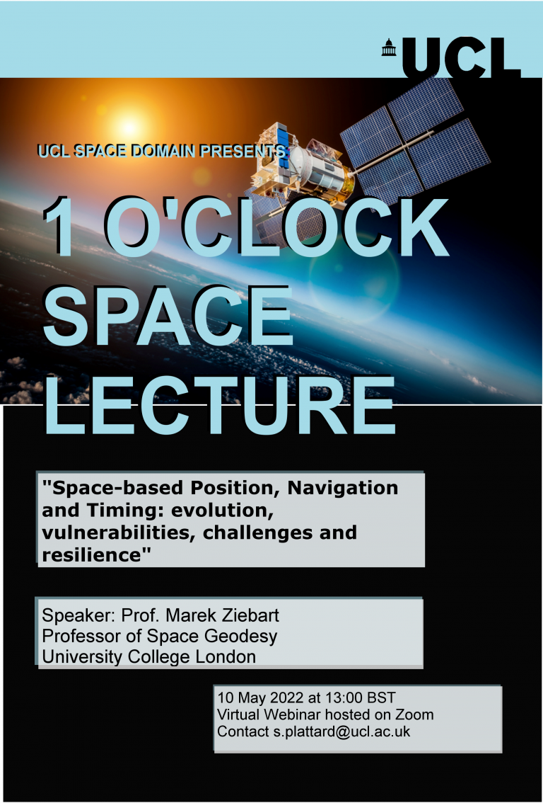Space Domain One O'clock lecture