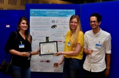 Dr Jason Rihel's lab won the laboratory poster prize