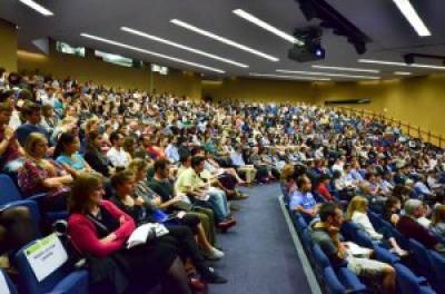 A packed audience at this year's symposium