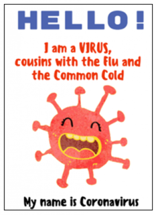 Hello I am coronavirus book cover