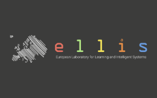 ELLIS logo, black background