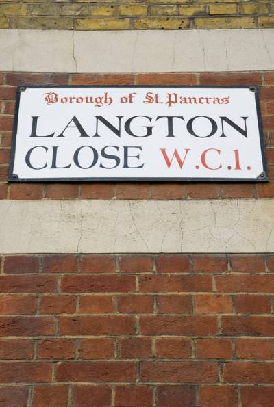 Langton Close Street sign
