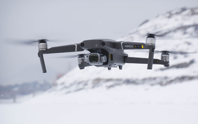 Image of drone in mid air