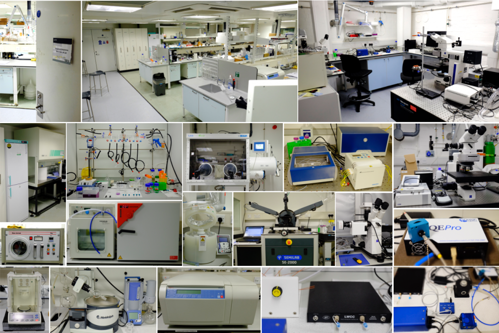 Image of the Adaptive & Responsive Nanomaterials lab in 2019