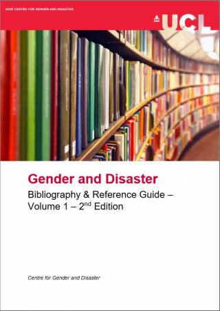 Reference Guide Gender and Disaster Vol 1 2nd ED