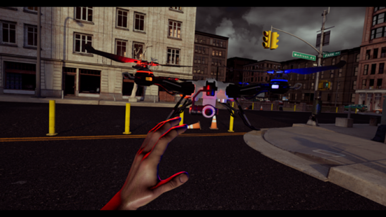 VR environment screenshot
