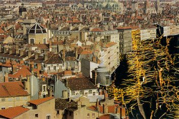 Nicolas Feldmeyer, Untitled (Lyon) from the Postcard Collages series, 2011