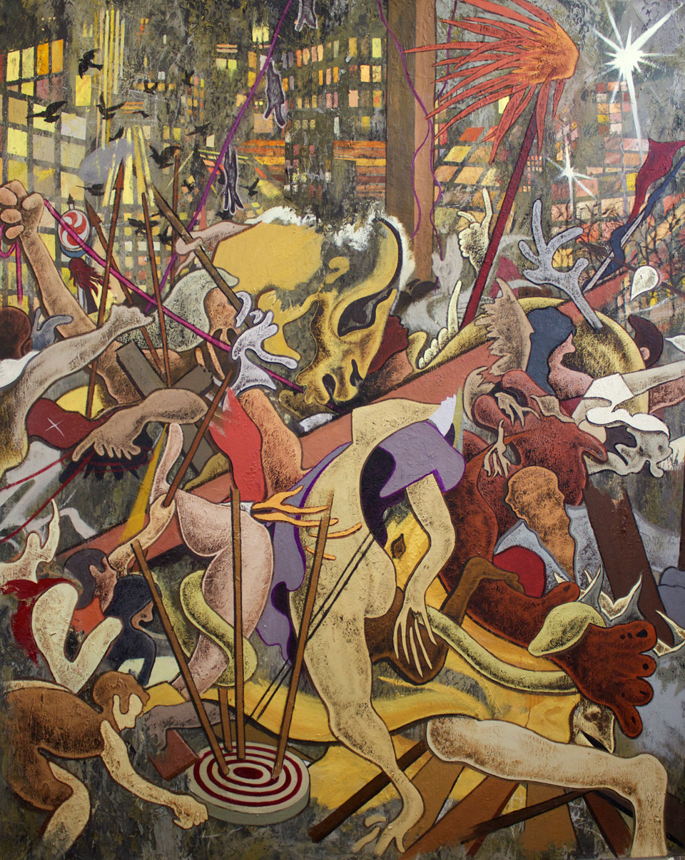 <p>An Historical Painting, 2012, oil  and mixed media on canvas, 250 x 200 cm</p>