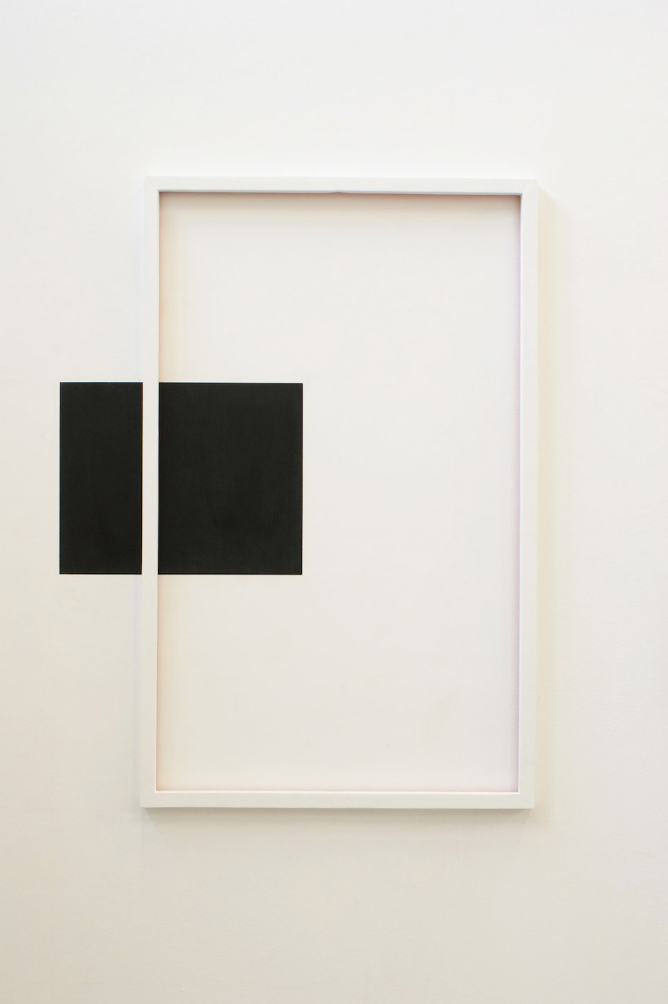<p>Rectangle-no.1, 2013, acrylic on wall, and acrylic on wooden frame, 120 x 90 x 3 cm<p>
