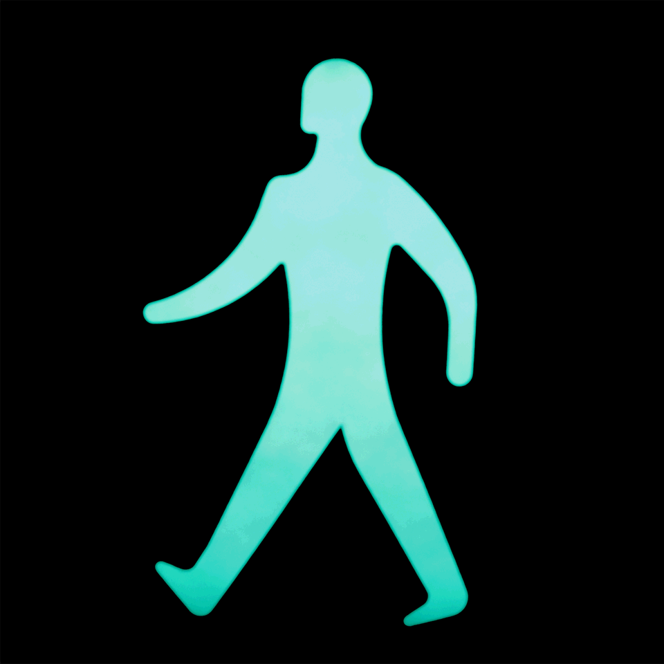 <p>Green-Red Man, 2013, animated gif</p>