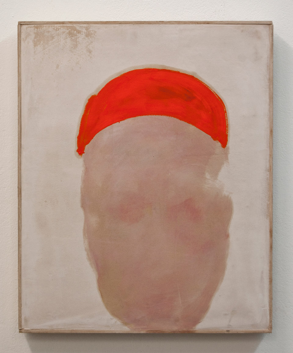 <p>Orange cap, oil on plaster, 55 x 45 cm</p>