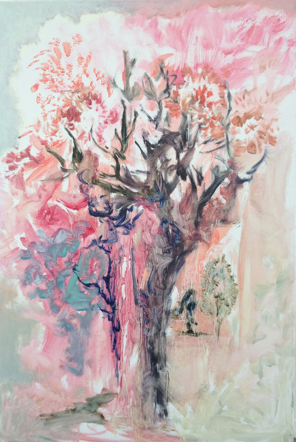 <p> 樹, oil colour on canvas, 72.5 x 53 cm</p>