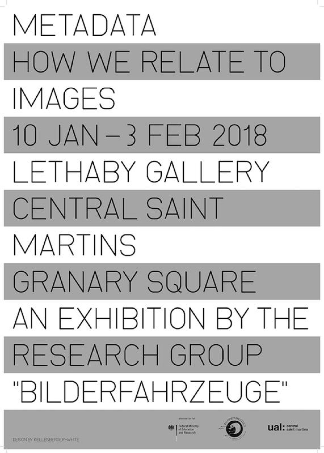 Metadata: how we relate to images - Lethaby Gallery