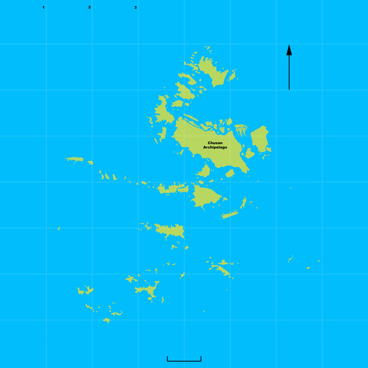  Ship Mountain - Map of Chusan Archipelago