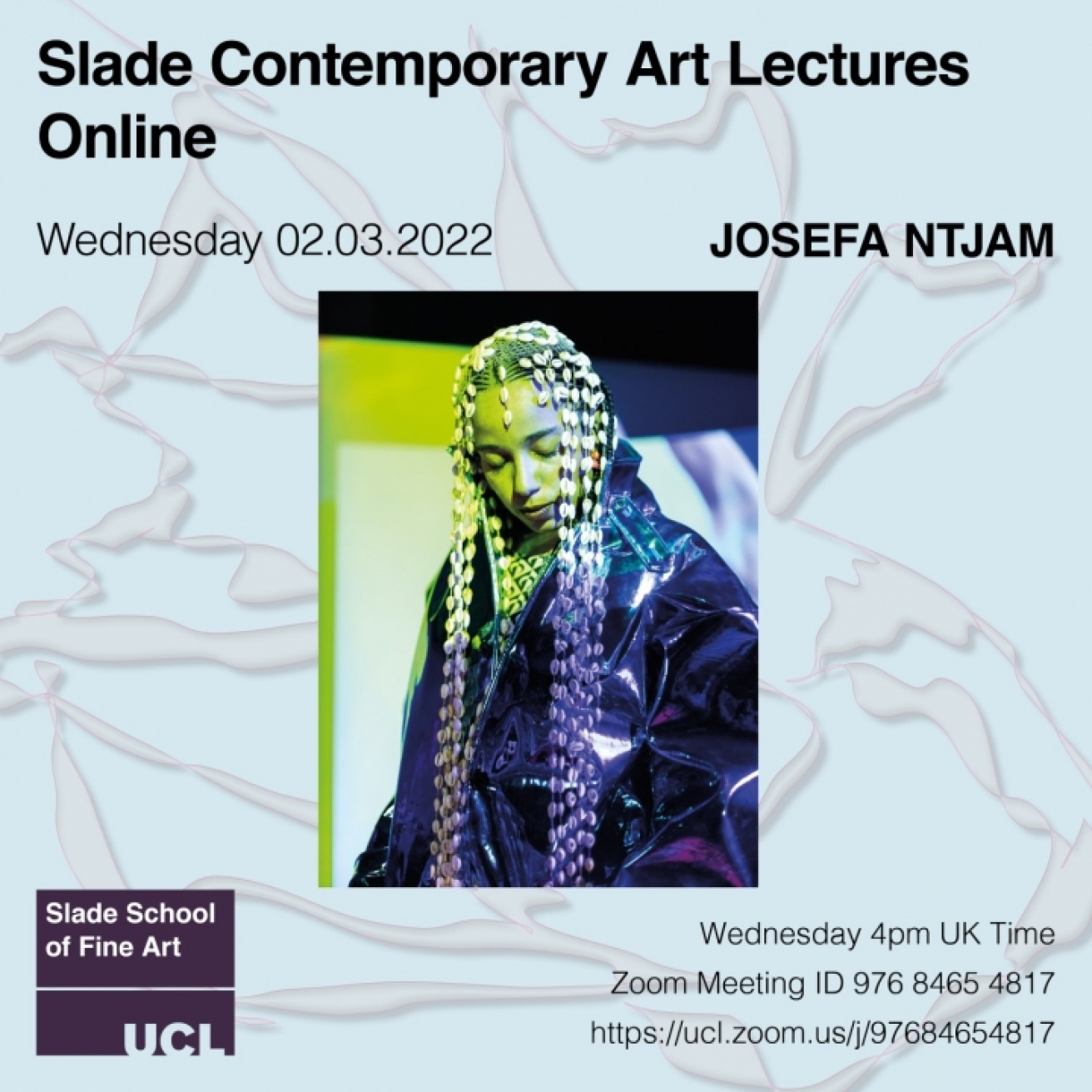 Josefa Ntjam, Contemporary Art Lecture