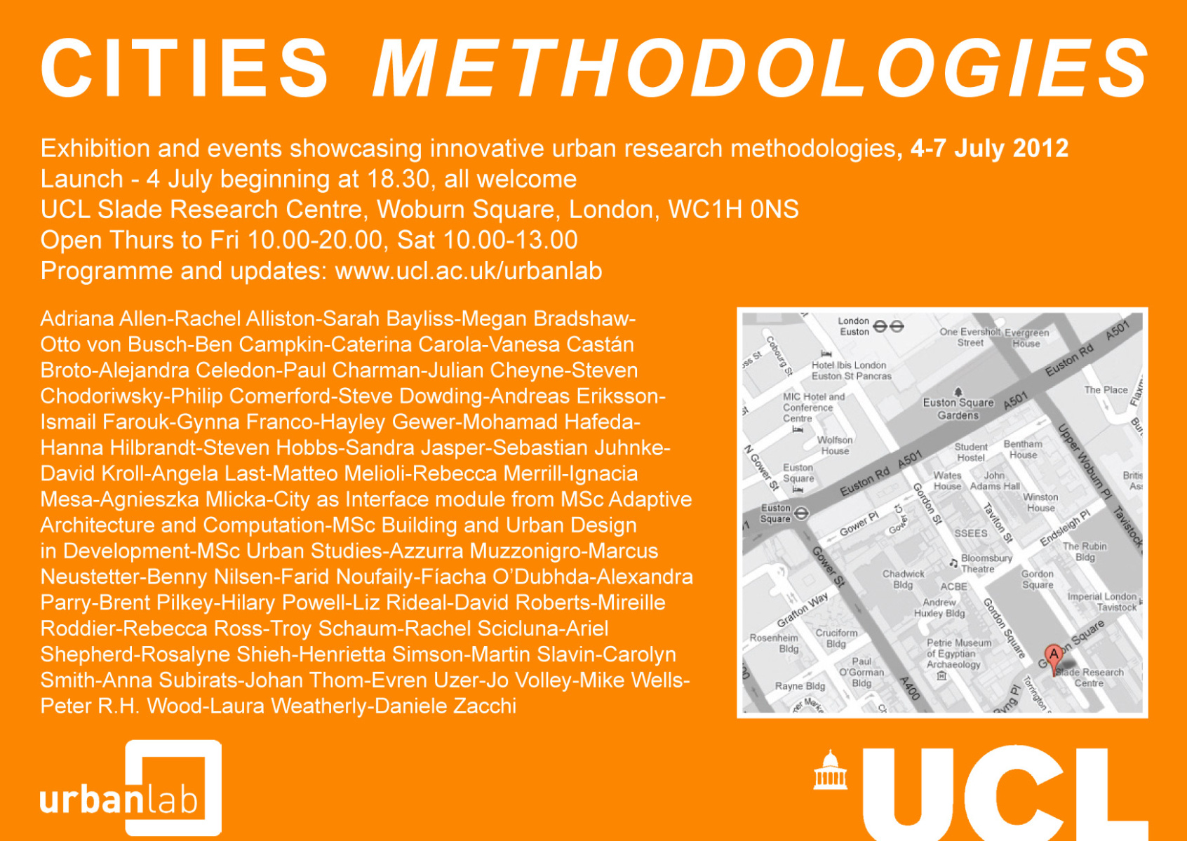 Cities Methodologies Flyer 2012
