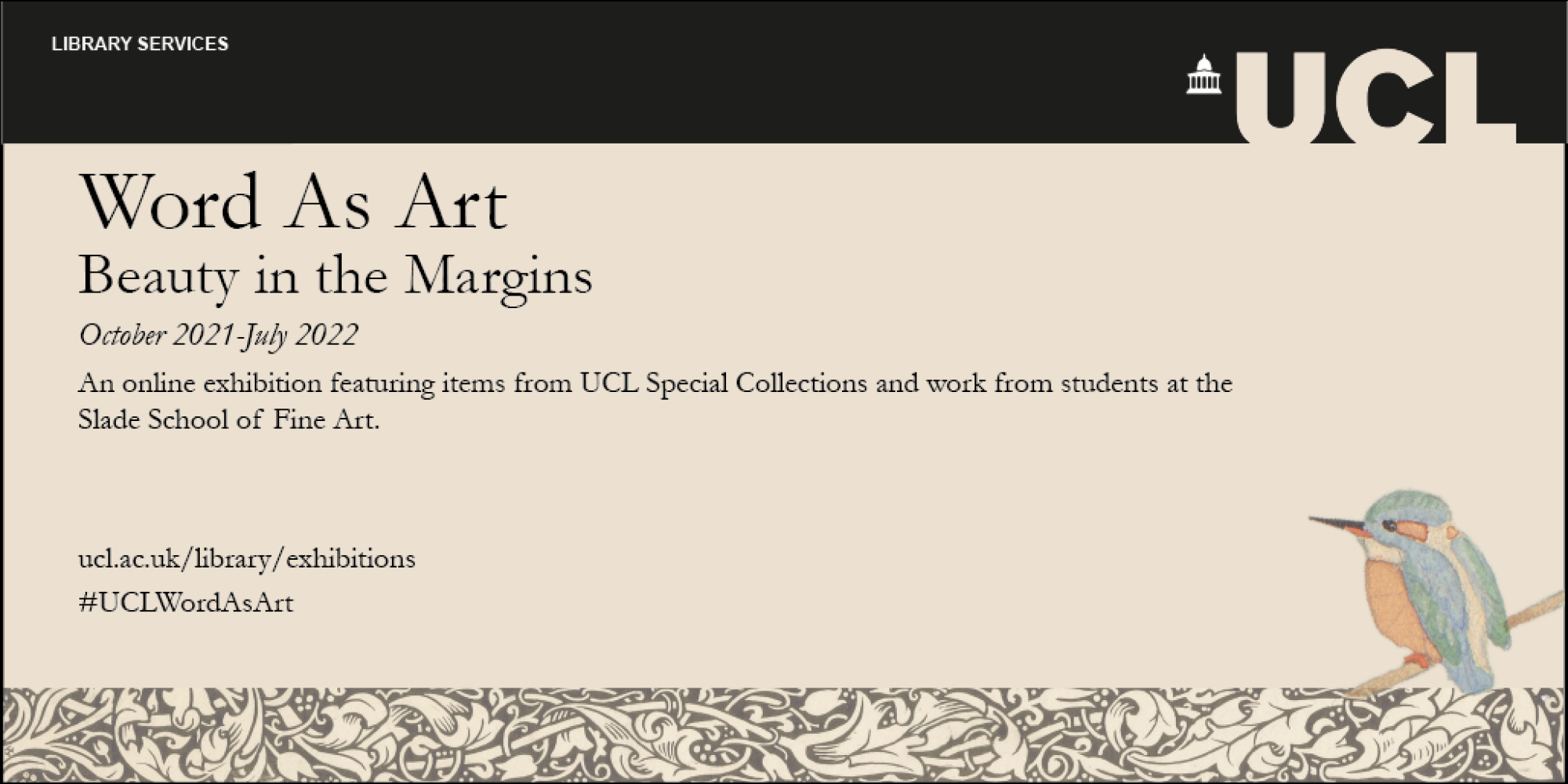 Word as Art: Beauty in the Archives - UCL Special Collections