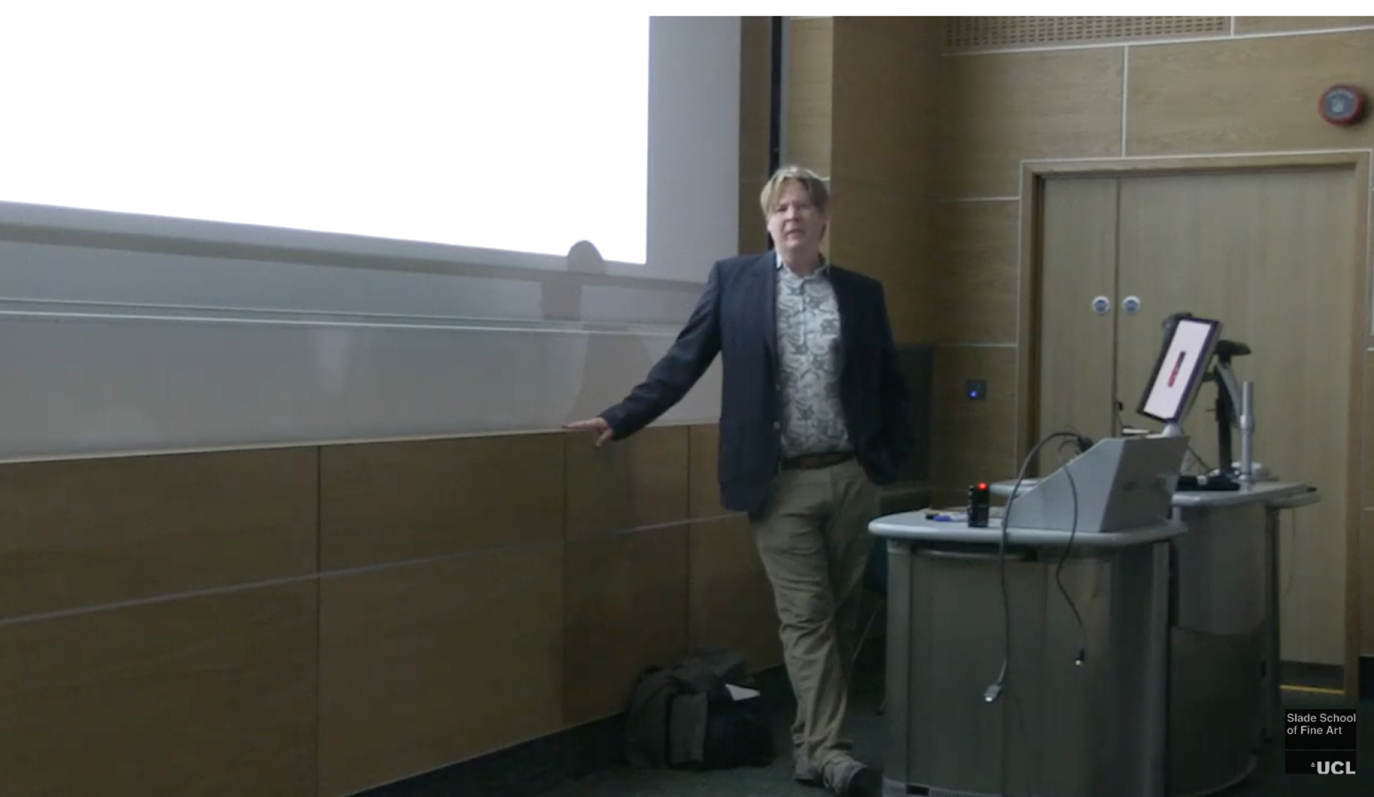 Jon Revett, Contemporary Art Lecture, 2016 (screenshot)