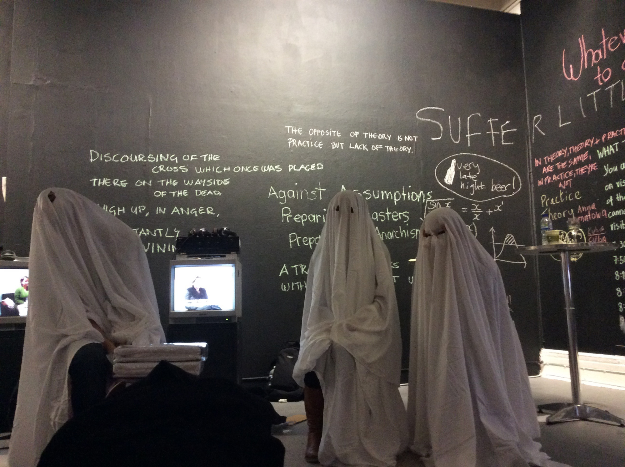Documentation of Ghost Ethics in the Black Board Cafe