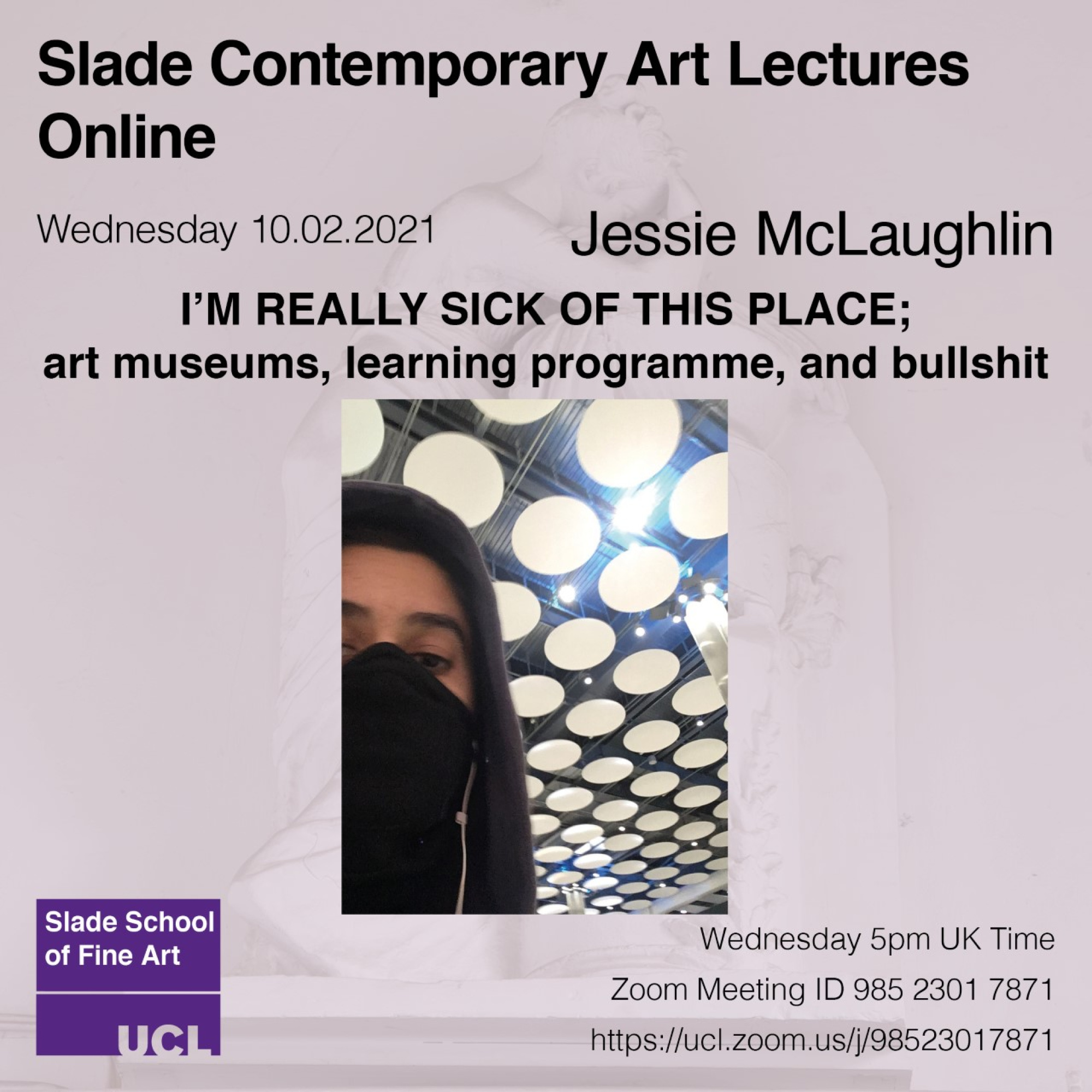 Jessie McLaughlin, Contemporary Art Lecture, 2021