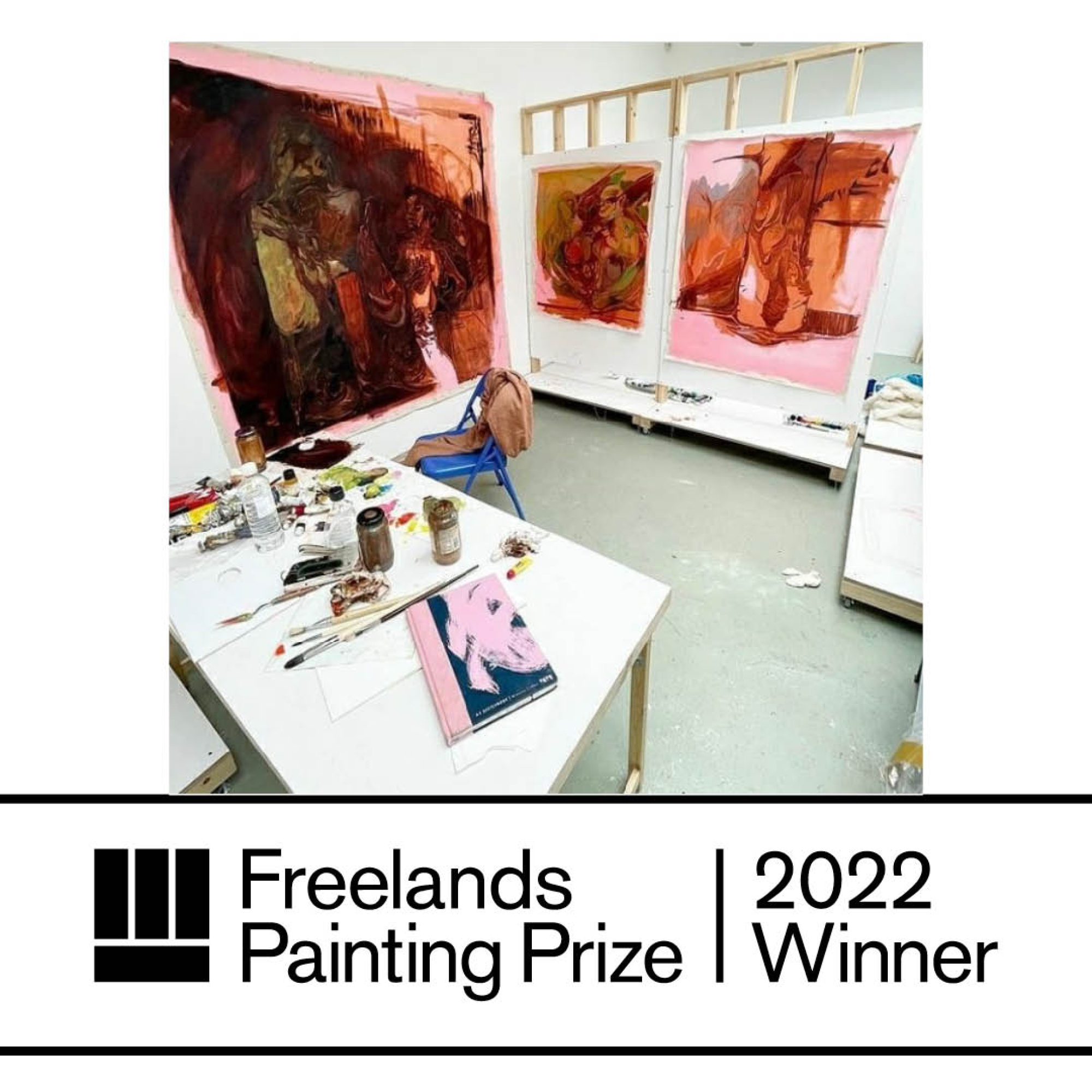 Freelands Painting Prize - Okiki Akinfe 2022 winner