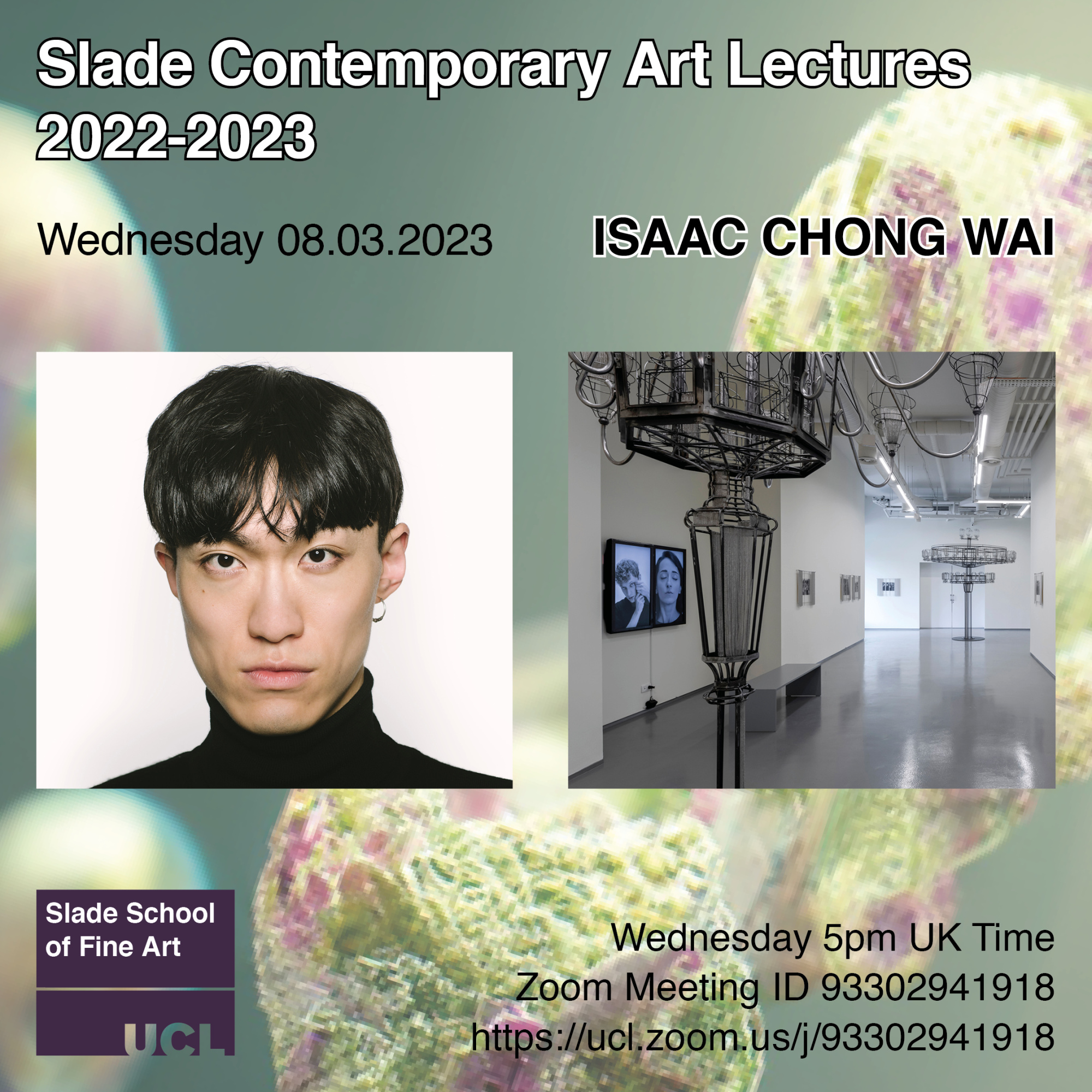Contemporary Art Lecture, Isaac Chong Wai poster