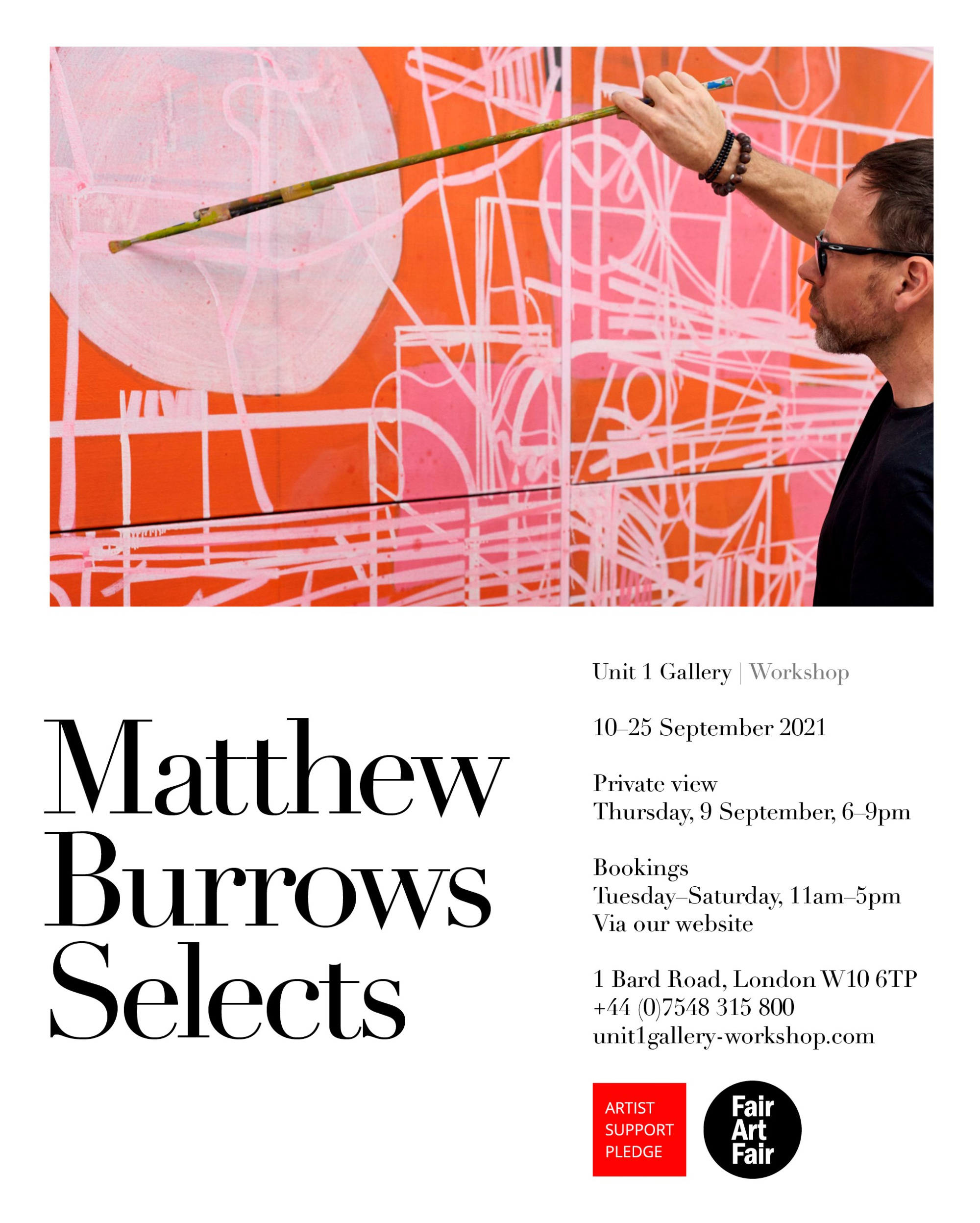 Matthew Burrows Selects poster